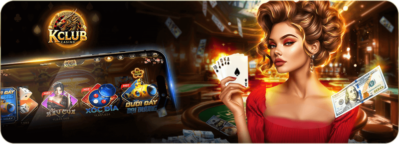 Game bài Kclub đa dạng trò chơi